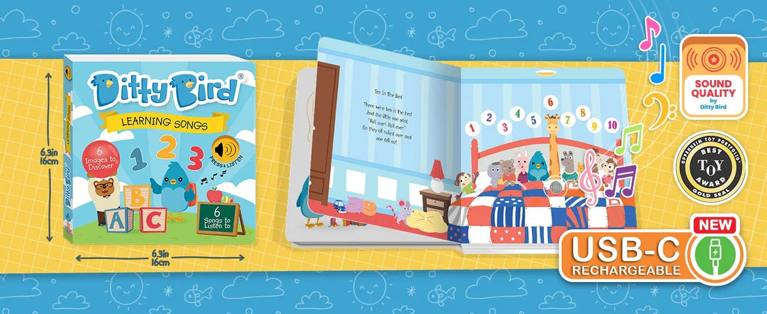 Ditty Bird Learning Songs Interactive Sound Book, image 8