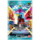 ドラゴンボールスーパーカードゲーム マスターズ [B31] ブースター - インパクト・ビヨンド・ディメンションズ
