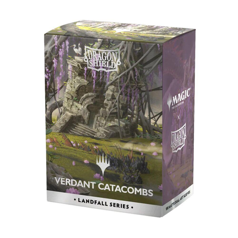 Dragon Shield Matte Dual Art Sleeves – MTG Landfall Series: Verdant Catacombs