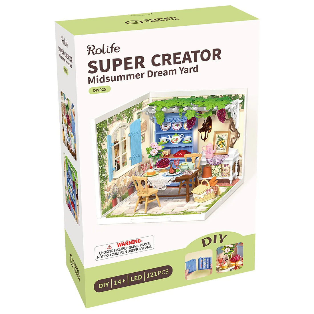 Rolife Midsummer Dream Yard DIY Miniature House Kit, image 7