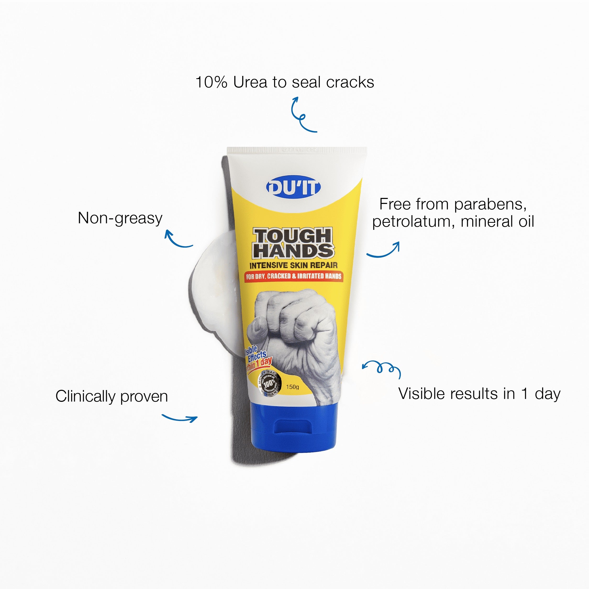 Du'it Tough Hands Intensive Hand Cream 150g