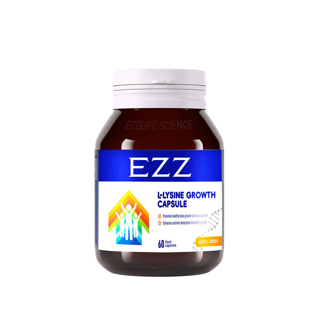 EZZ L-Lysine Growth 3rd Generation 60 Capsule, image 5