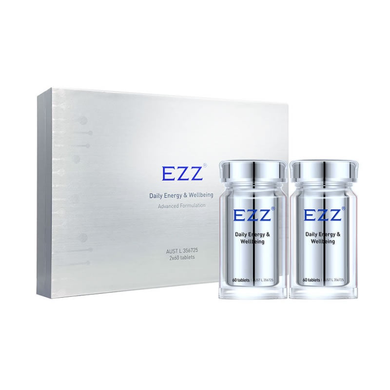 EZZ NMN Daily Energy & Wellbeing Gift Pack 60 Tablets*2 Bottles