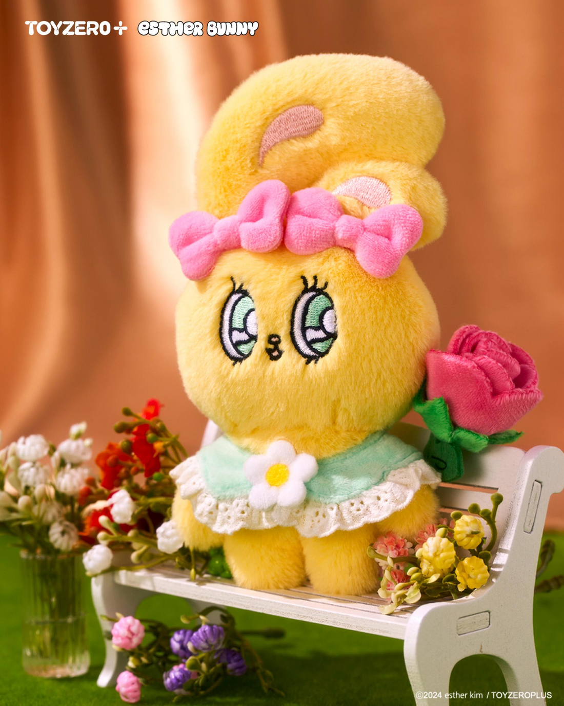 Esther Bunny Sweet Date Plush Keychain Blind Box, image 9