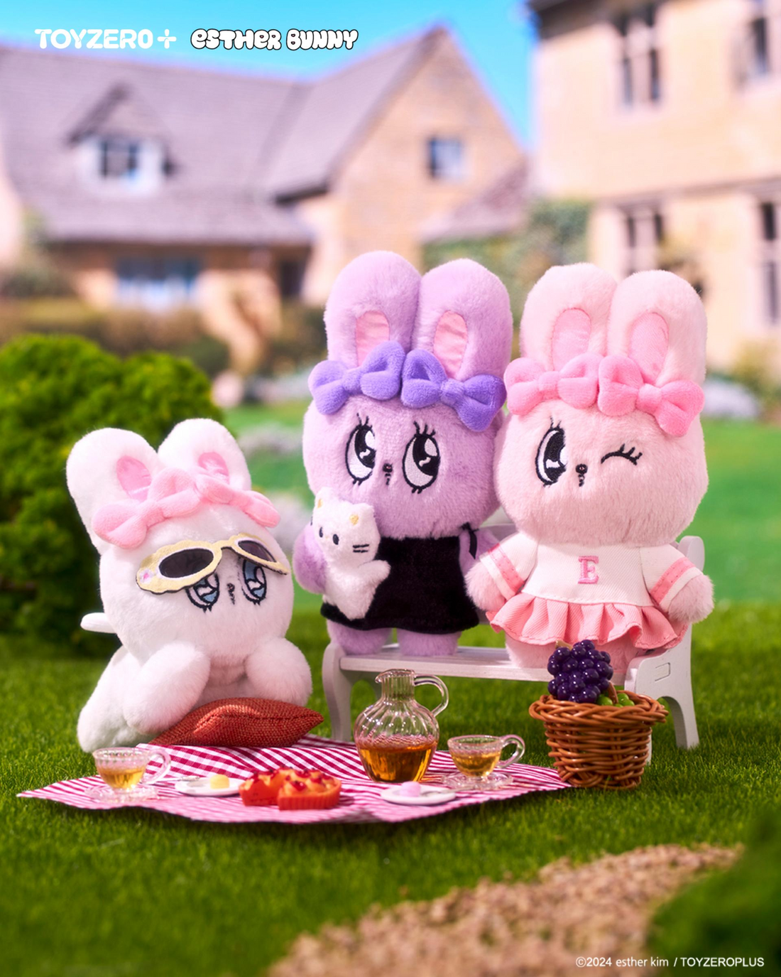 Esther Bunny Sweet Date Plush Keychain Blind Box, image 10
