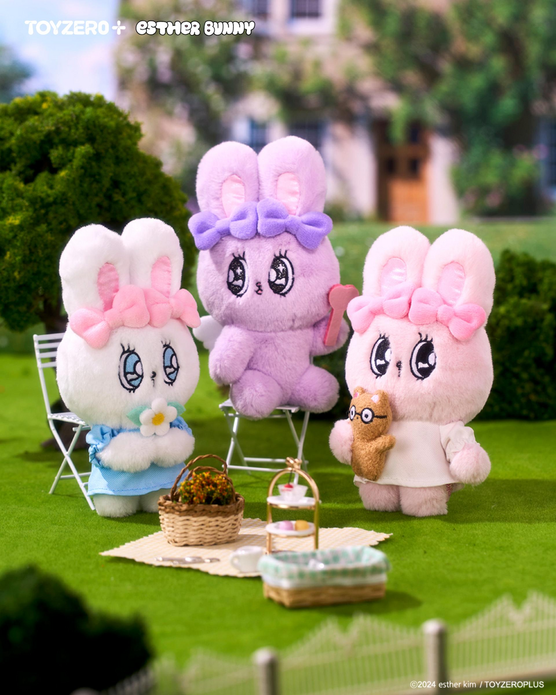 Esther Bunny Sweet Date Plush Keychain Blind Box, image 11