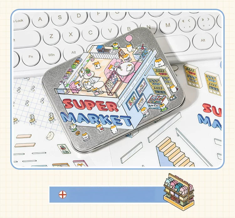 Fantasy World Series 1 Miniature Scenery PET Sticker Set, image 4