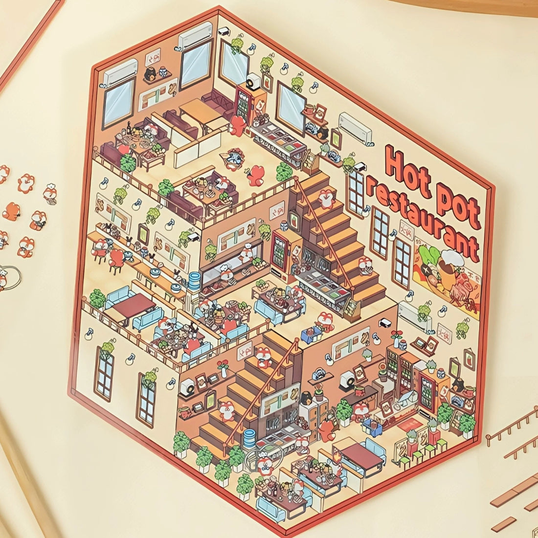 Fantasy World Series 2 Miniature Scenery PET Sticker Set, image 6