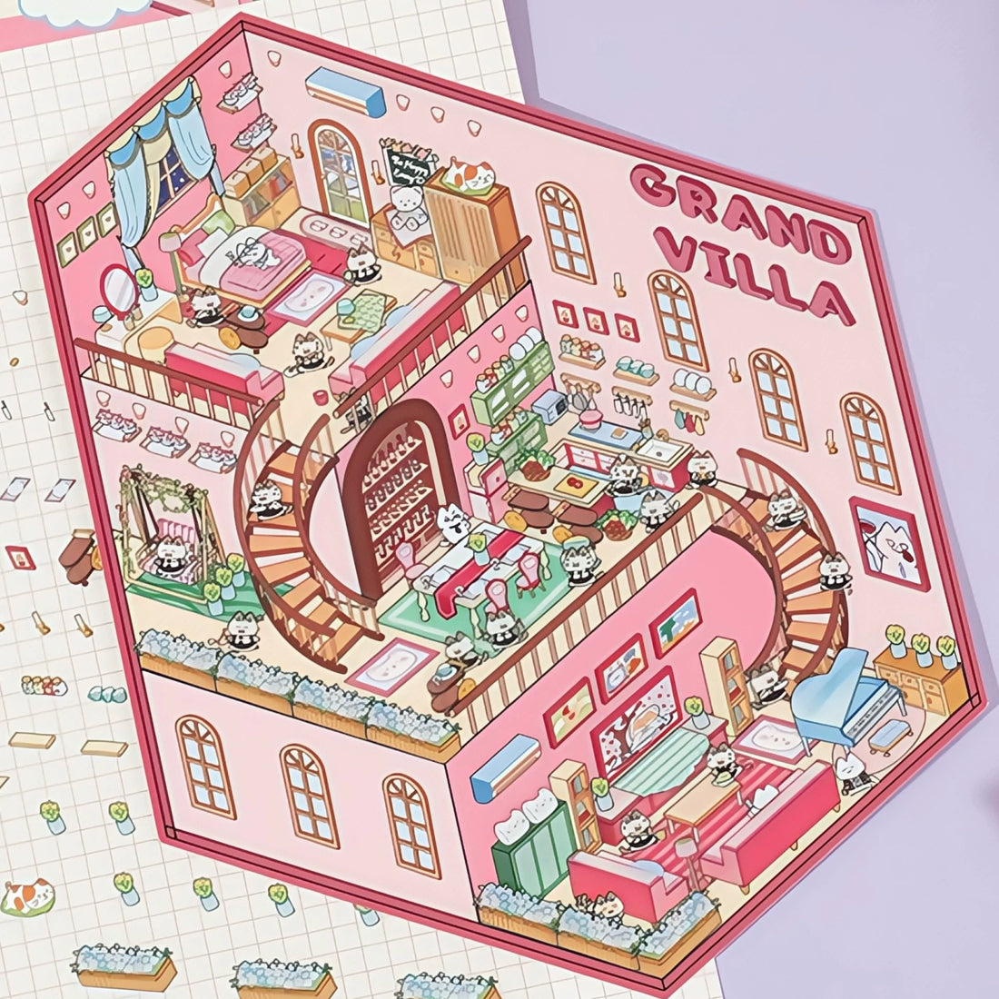 Fantasy World Series 2 Miniature Scenery PET Sticker Set, image 5