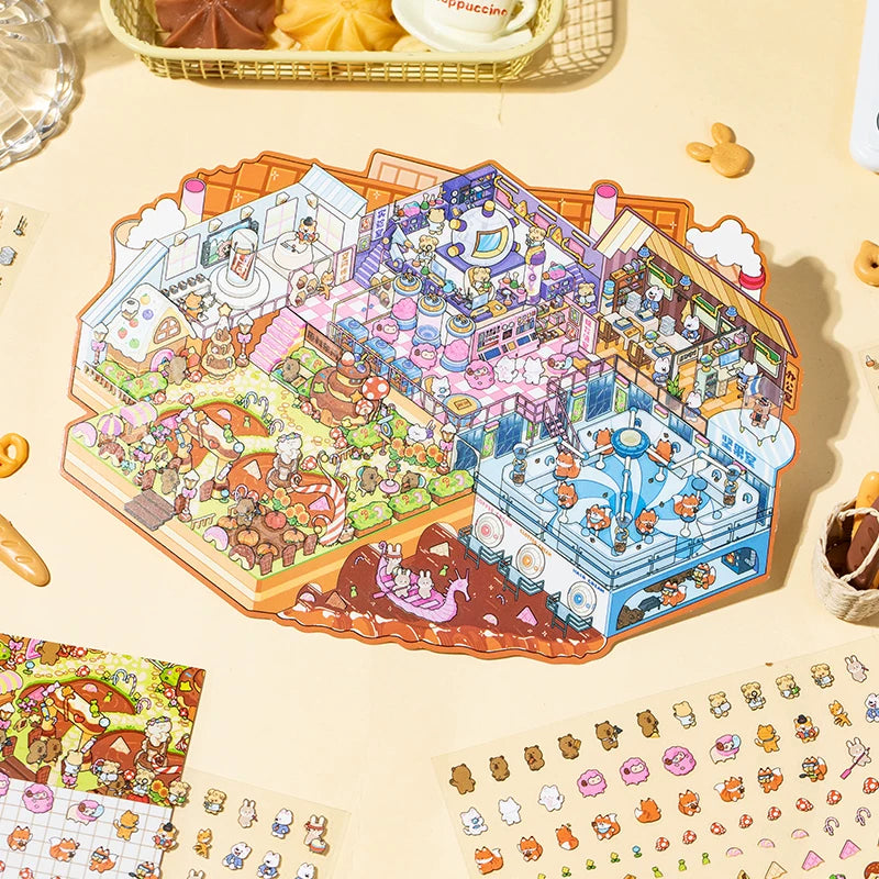 Fantasy World Series 4 Miniature Scenery PET Sticker Set, image 7