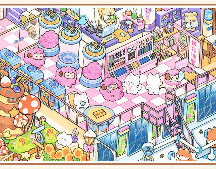 Fantasy World Series 4 Miniature Scenery PET Sticker Set, image 9