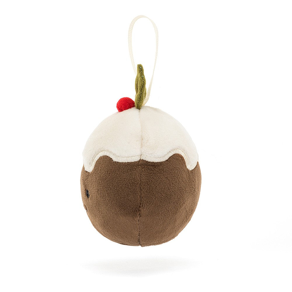 Jellycat Festive Folly Christmas Pudding One Size - H7 X W7 CM