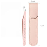 Fine Curved Tip Precision Craft Tweezers with Protective Case