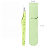 Fine Curved Tip Precision Craft Tweezers with Protective Case