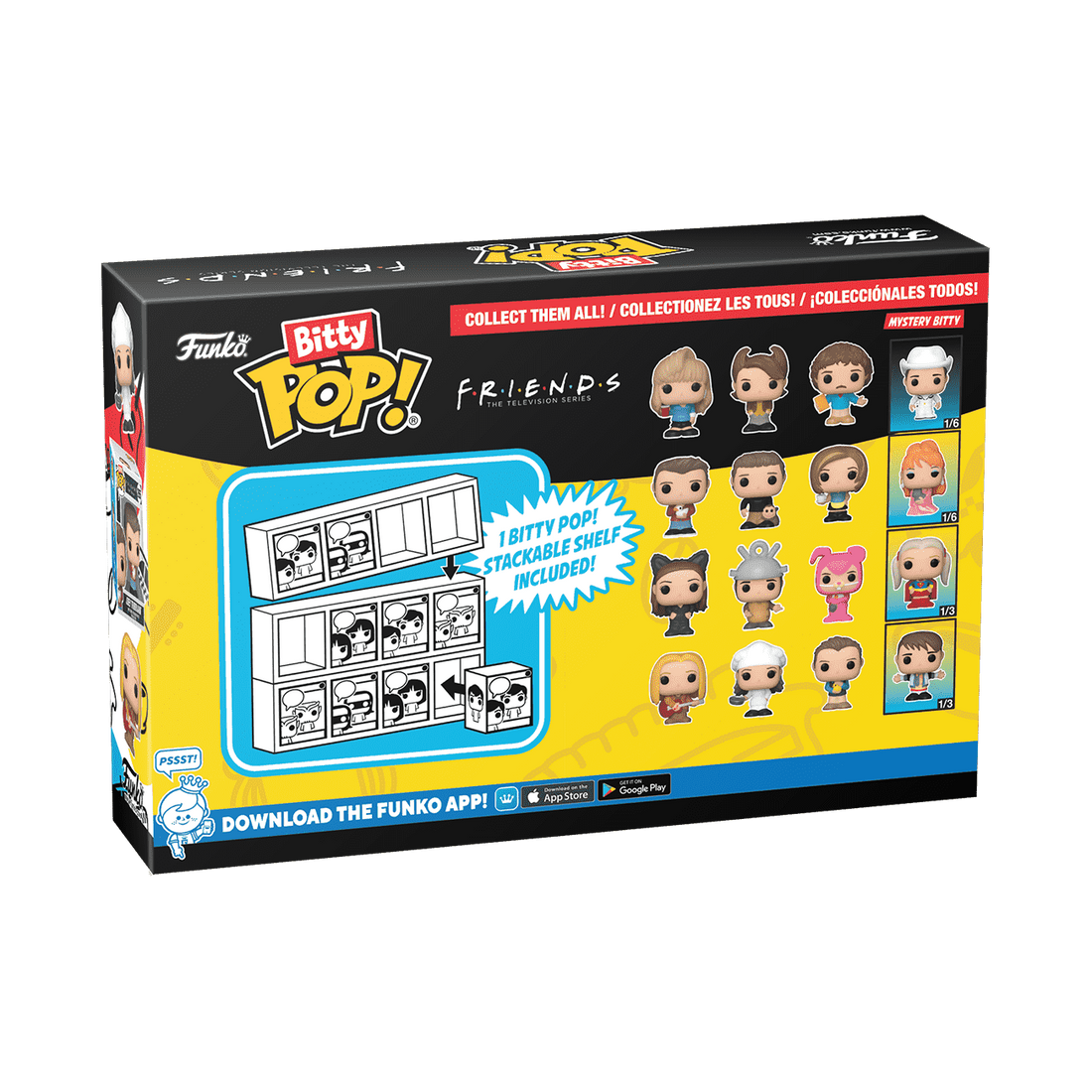 Funko Bitty Pop! Friends - Joey 4PK, image 3