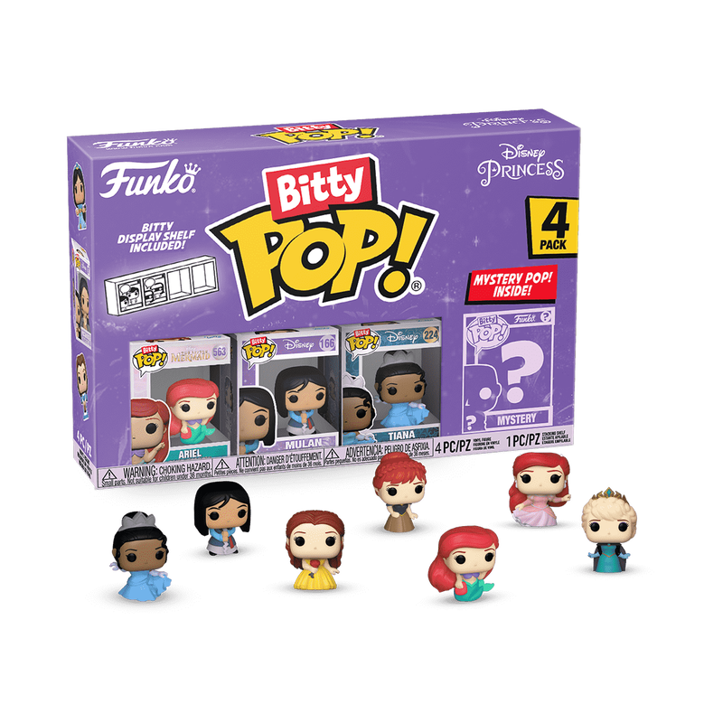 Funko Bitty Pop! Disney Princess - Ariel 4PK
