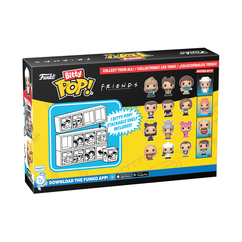 Funko Bitty Pop! Friends - 80's Rachel 4PK Vinyl Figure, image 2