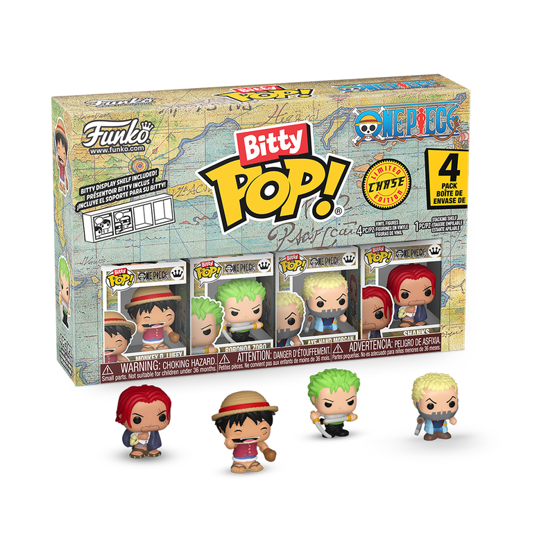Funko Bitty Pop! One Piece - Luffy 4PK Vinyl Figure