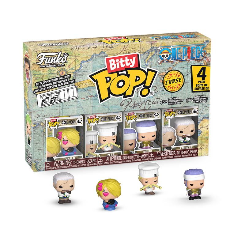 Funko Bitty Pop! One Piece - Sanji 4PK Vinyl Figure