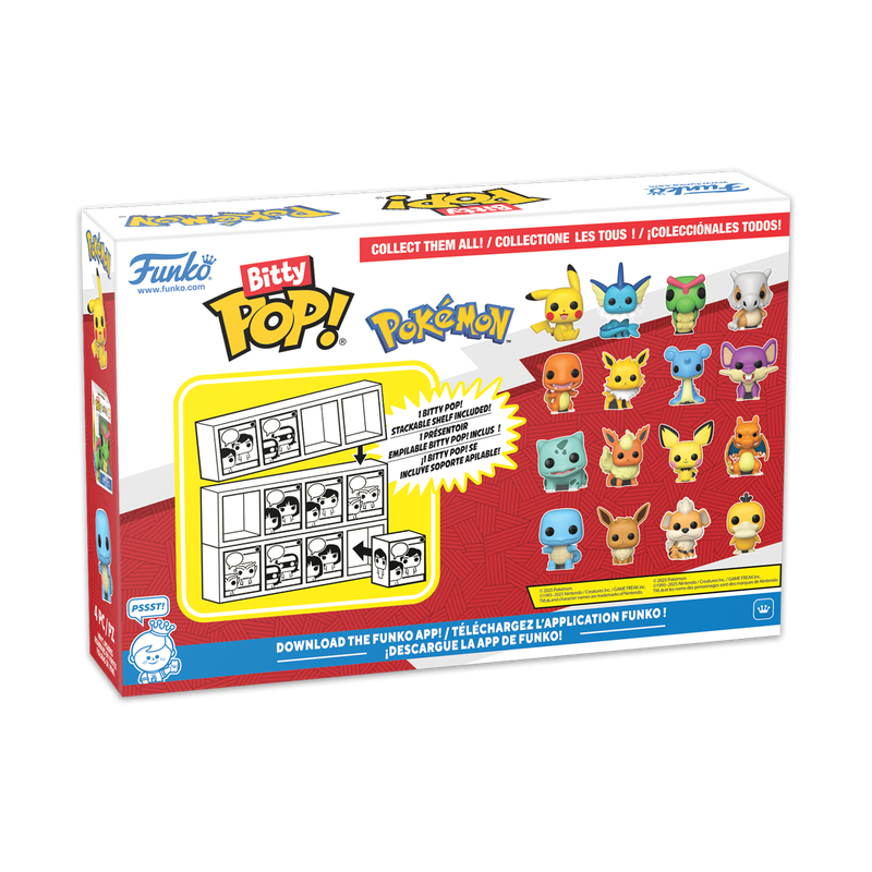 Funko Bitty Pop! Pokemon - Pikachu 4PK, image 2