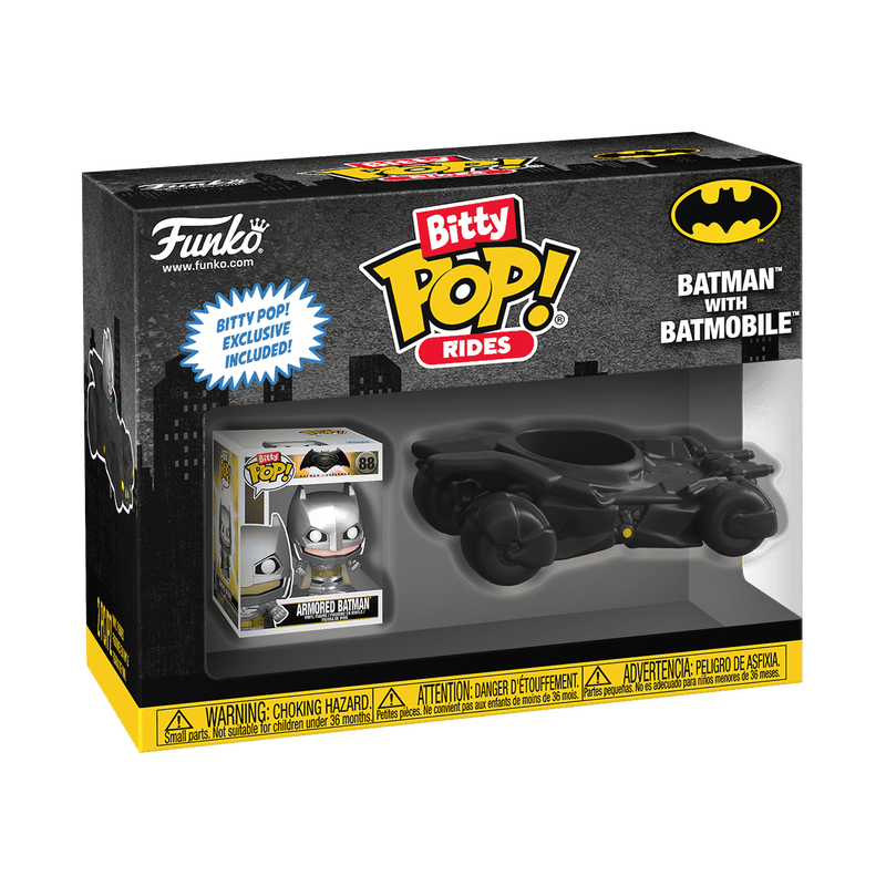 Funko Bitty Pop! Ride Batman with Batmobile, image 2