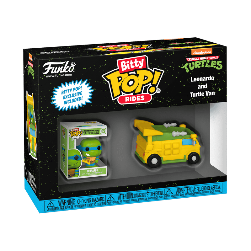 Funko Bitty Pop! Ride Teenage Mutant Ninja Turtles - Leonardo with Turtles Van
