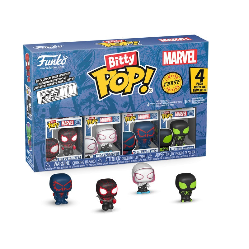 Funko Bitty Pop! Spider-Man - Miles Morales 4PK Vinyl Figure