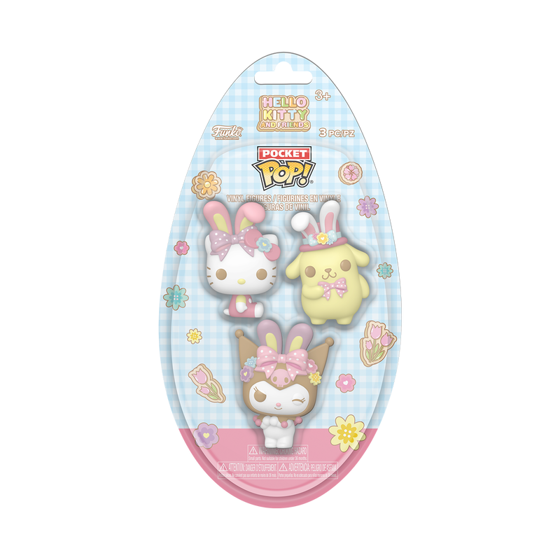 Funko Pocket Pop! Hello Kitty and Friends with Bunny Ears 3-Pack, image 2