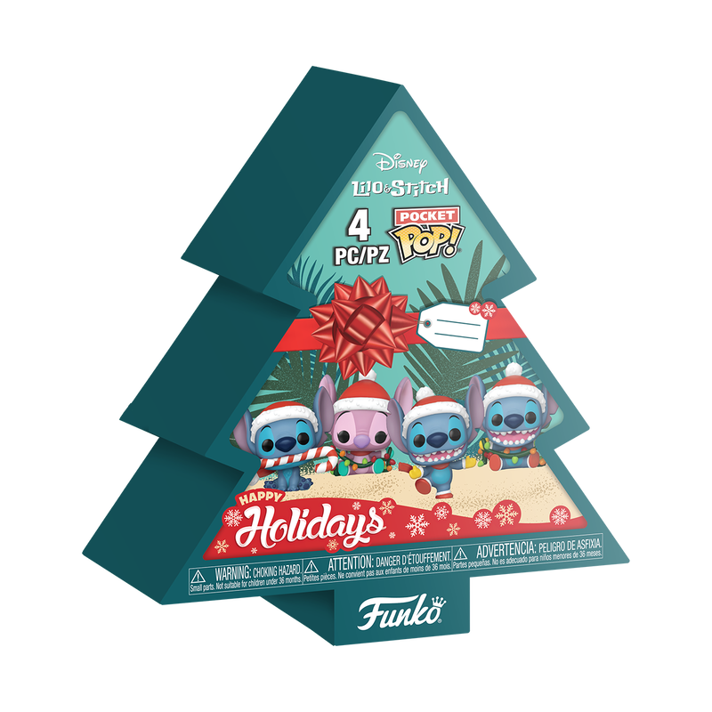 Funko Pocket Pop! Holiday Lilo & Stitch 4-Pack Vinyl Figure