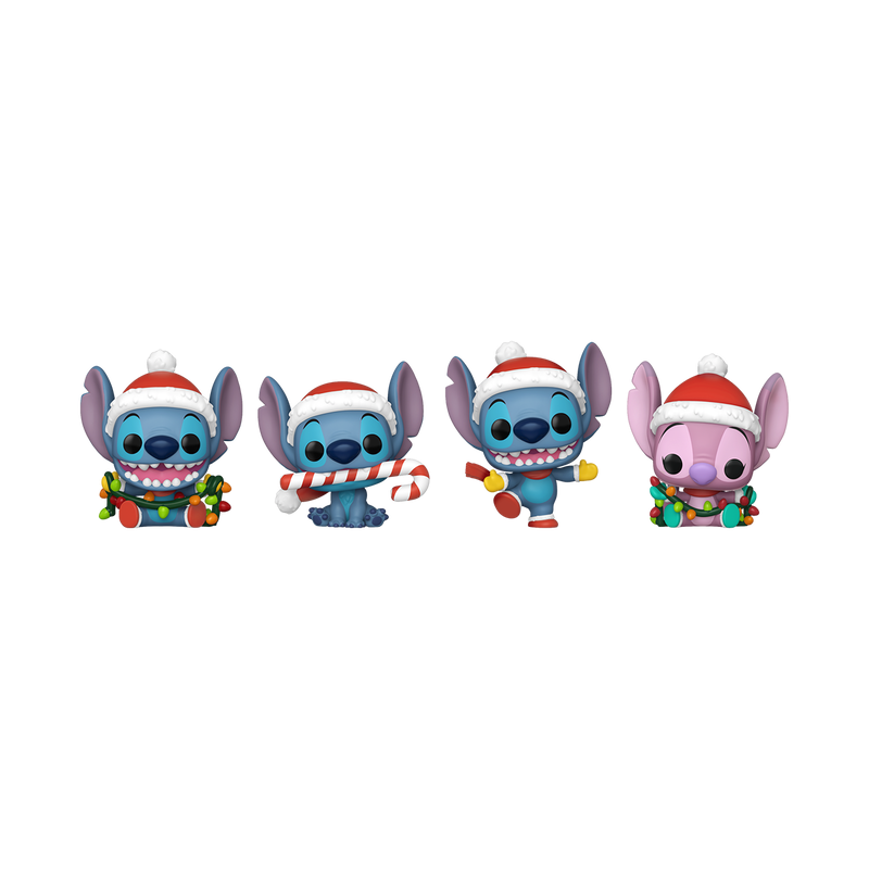 Funko Pocket Pop! Holiday Lilo & Stitch 4-Pack Vinyl Figure, image 2