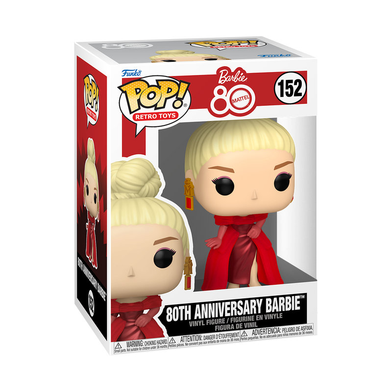 Funko Pop! Barbie 80th Anniversary Vinyl Figure