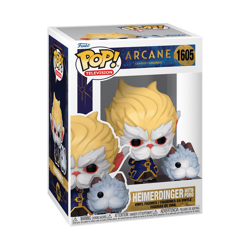 Funko Pop! & Buddy Arcane (TV) - Heimerdinger with Poro Vinyl Figure