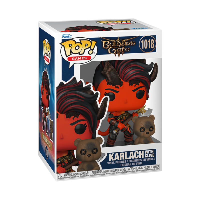 Funko Pop! & Buddy Baldur's Gate 3 - Karlach & Clive Vinyl Figure, image 2