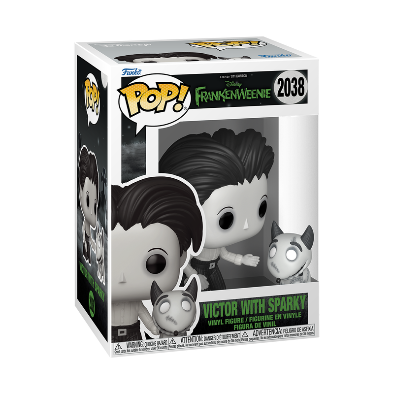 Funko Pop! & Buddy Frankenweenie - Sparky with Victor Vinyl Figure, image 2
