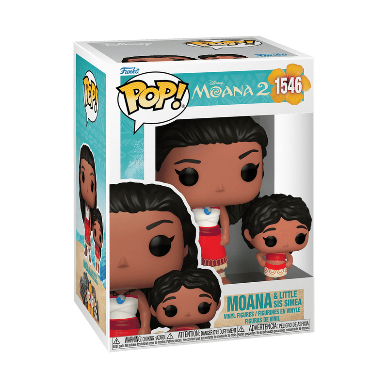 Funko Pop! & Buddy Moana 2 - Moana & Little Sis Simea Vinyl Figure
