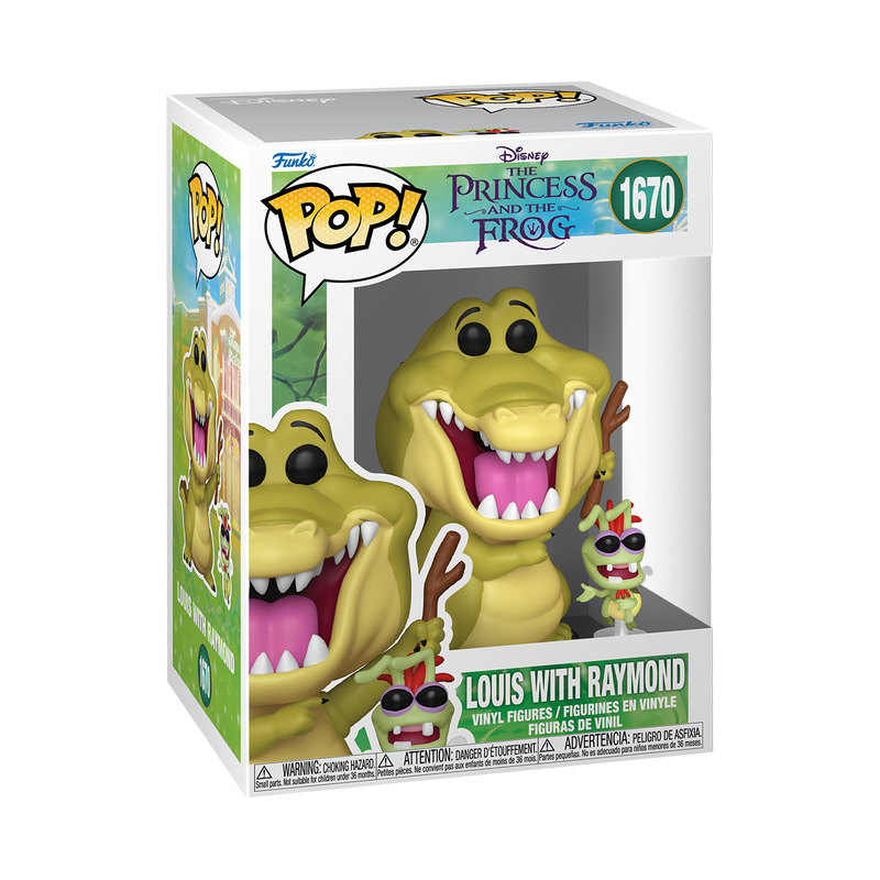 Funko Pop! & Buddy Princess and The Frog - Louis & Raymond Vinyl Figure, image 2
