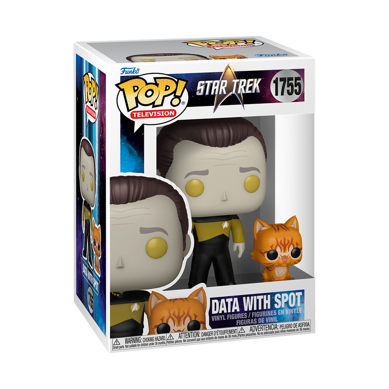 Funko Pop! & Buddy Star Trek: The Next Generation - Data & Spot Vinyl Figure, image 2