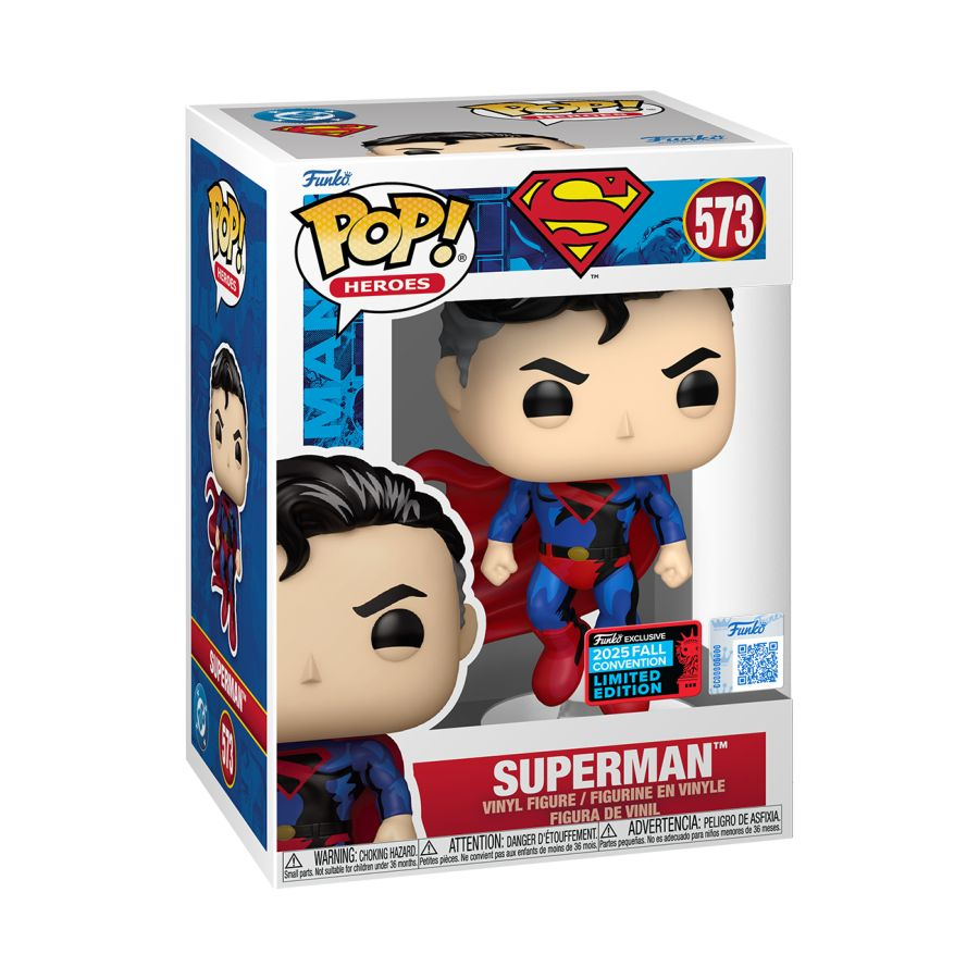 Funko Pop! DC Comics - Superman Retro Comic (Flying) NYCC Vinyl Figure, image 2