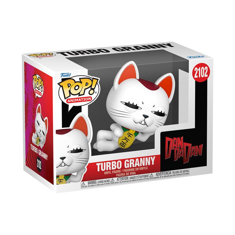 Funko Pop! Dan Da Dan - Turbo Granny Cat Vinyl Figure, image 2