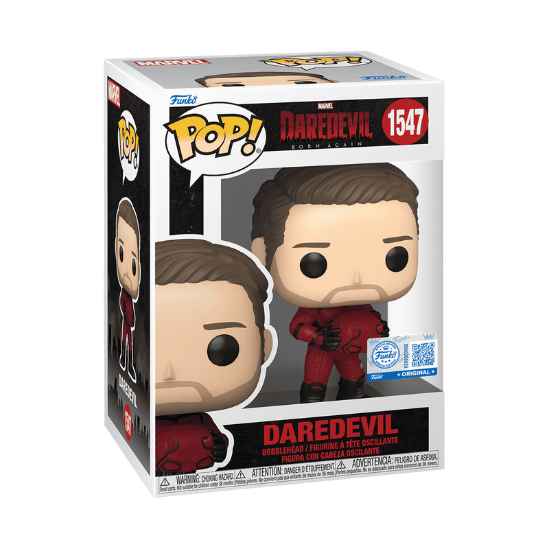 Funko Pop! Daredevil: Born Again - Daredevil Unmasked Vinyl Figure, image 2
