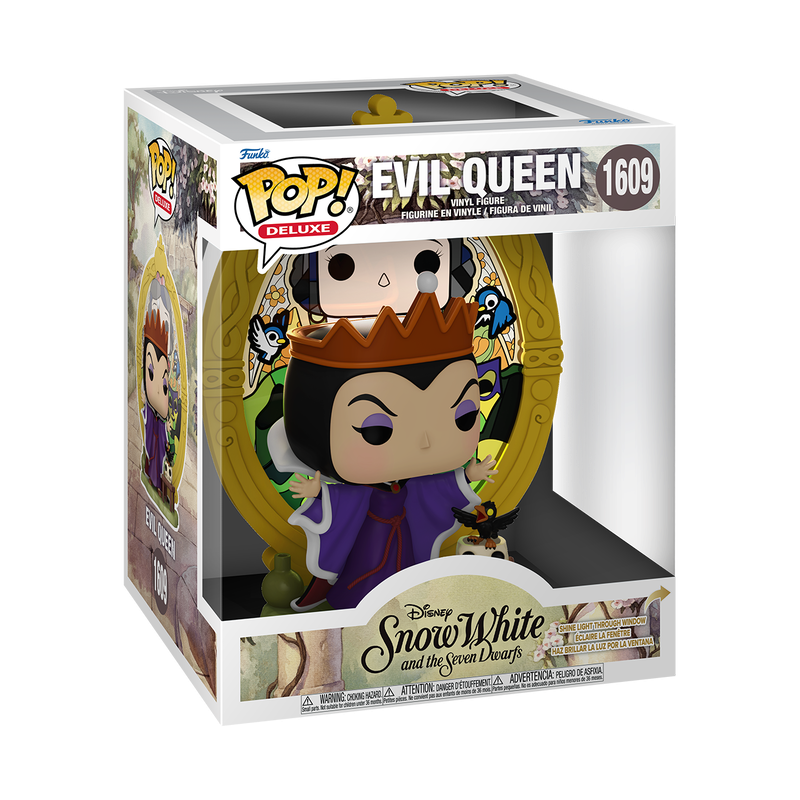 Funko Pop! Deluxe Disney: Villains - Evil Queen Stained Glass Vinyl Figure