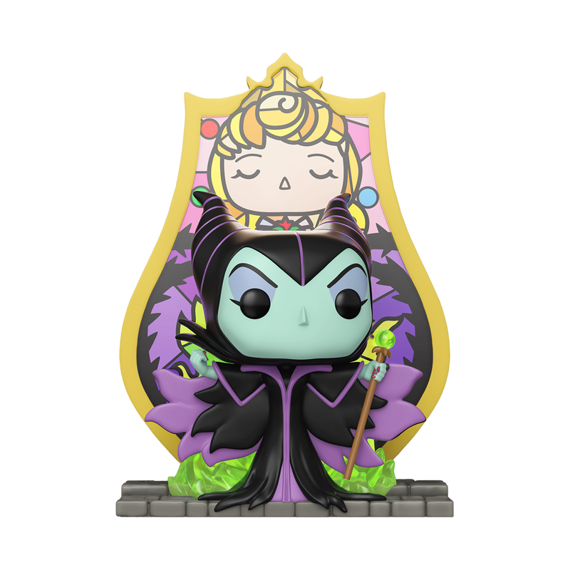 Funko Pop! Deluxe Disney: Villains - Maleficent Stained Glass Vinyl Figure