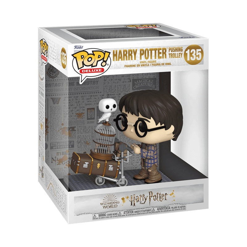Funko Pop! Deluxe Harry Potter Pushing Trolley 20th Anniversary Vinyl Figure