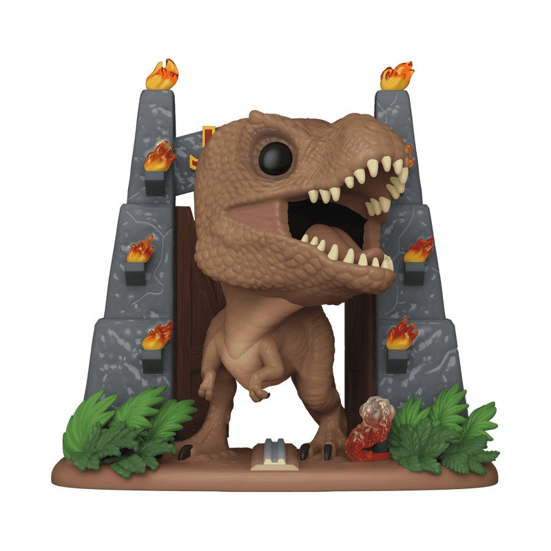 Funko Pop! Deluxe Jurassic Park - T-Rex with Gates Vinyl Figure