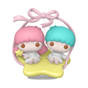 Funko Pop! Deluxe  Little Twin Stars Vinyl Figure featuring Kiki and Lala in a colorful display.