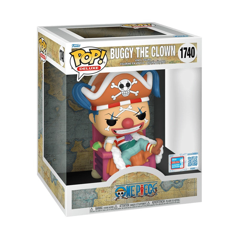 Funko Pop! Deluxe One Piece - Buggy on Throne Vinyl Figure