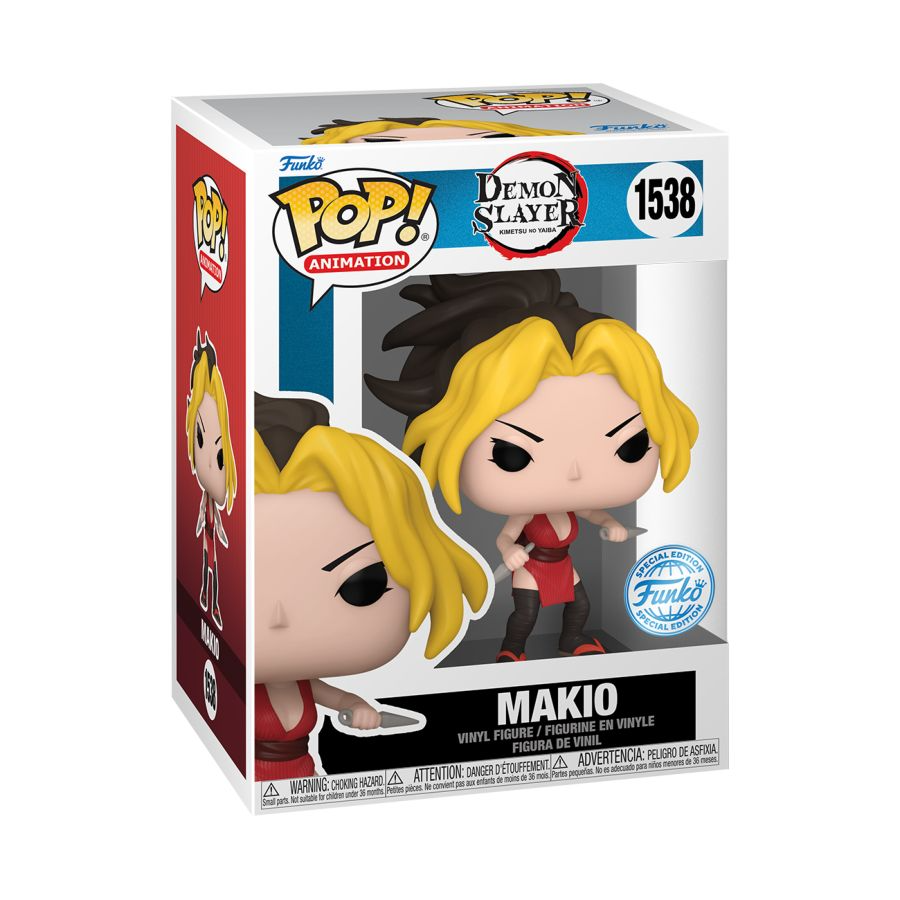 Funko Pop! Demon Slayer - Makio (Battle) Vinyl Figure, image 2