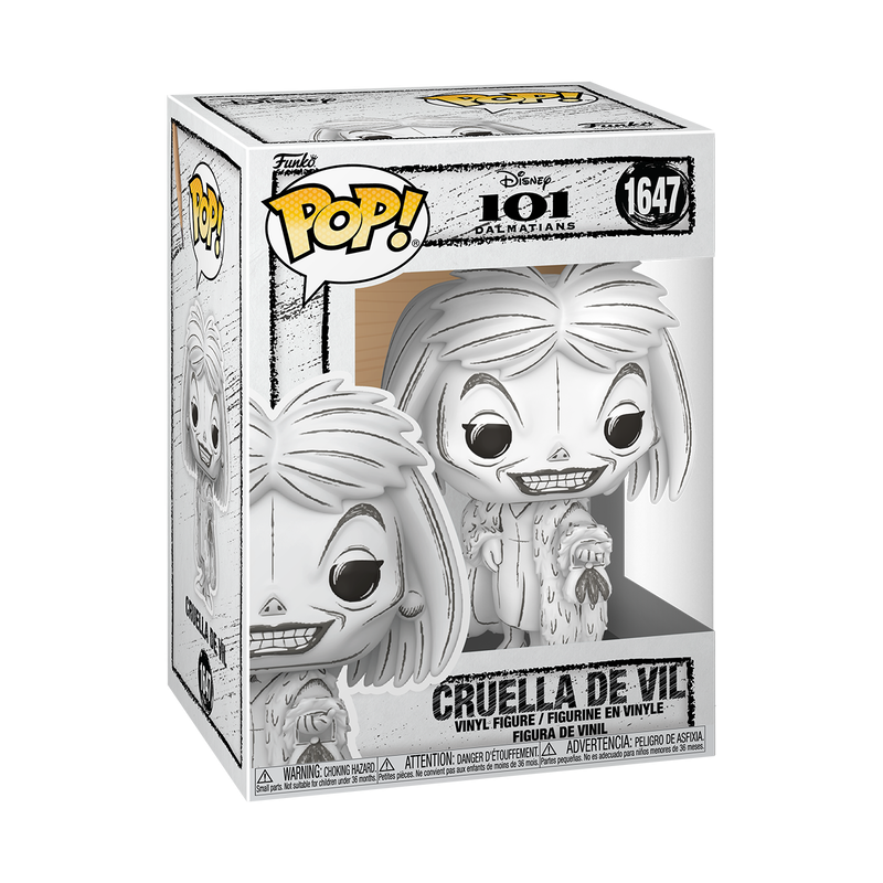Funko Pop! Disney: Sketched - Cruella De Vil Vinyl Figure