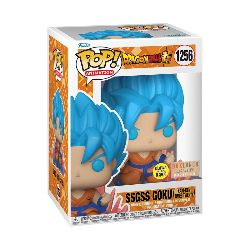Funko Pop! Dragon Ball Super - Goku Kaioken Glow Vinyl Figure