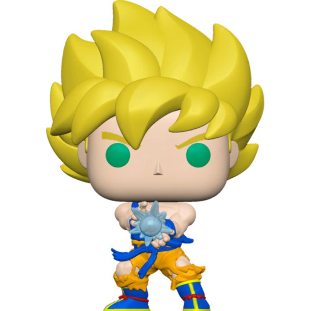 Funko Pop! Dragon Ball Z - Super Saiyan Goku with Kamehameha Wave Glow Vinyl Figure